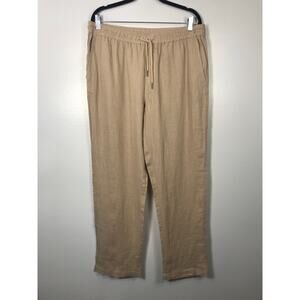 Quince 100% European Linen Pants Men's Large Driftwood